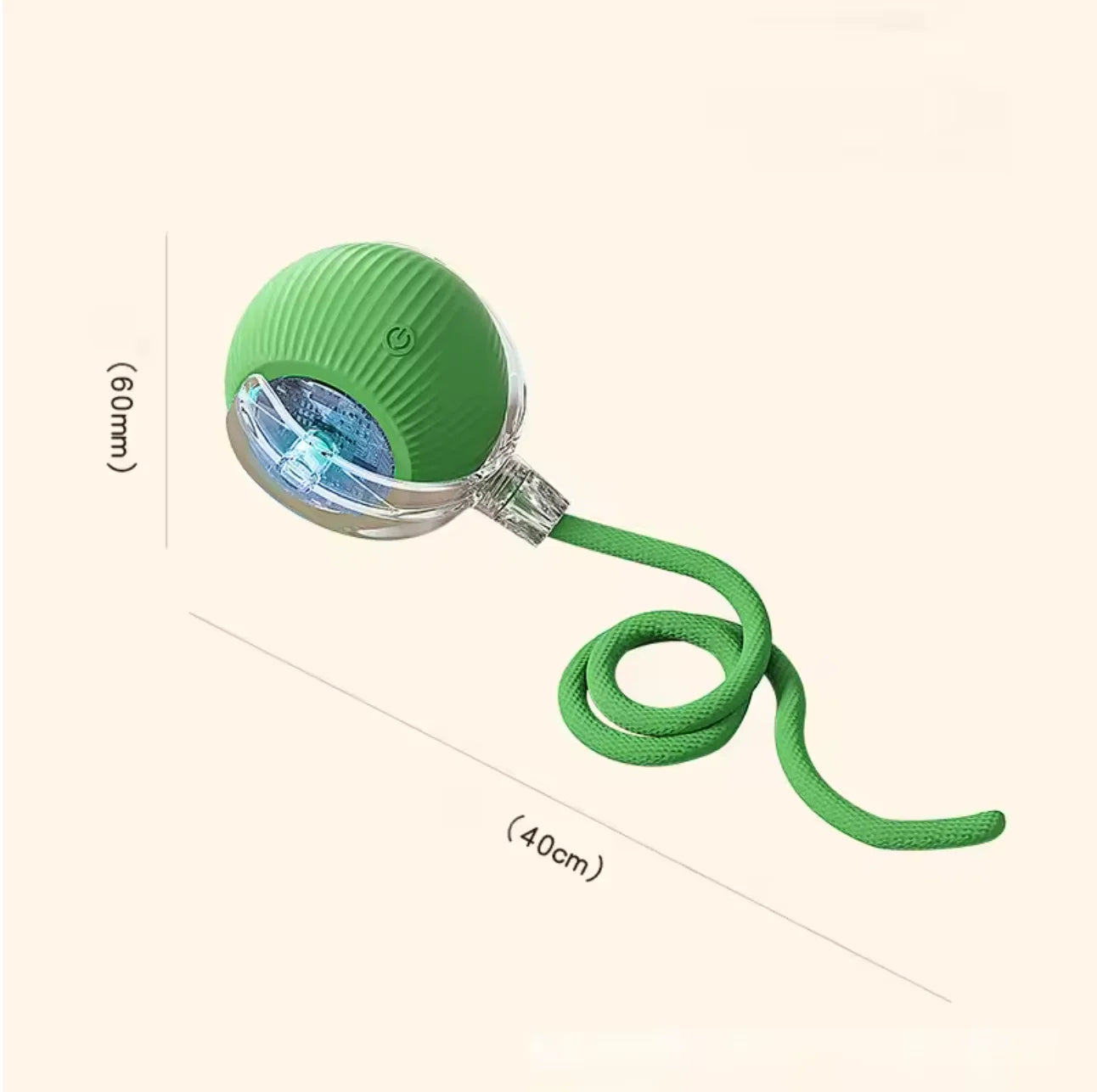 1Pcs Cat Interactive Ball Toys Automatic Rolling Ball Faux Tail Rechargeable Smart Pet Electric Toy Cat Training Imitate Mouse