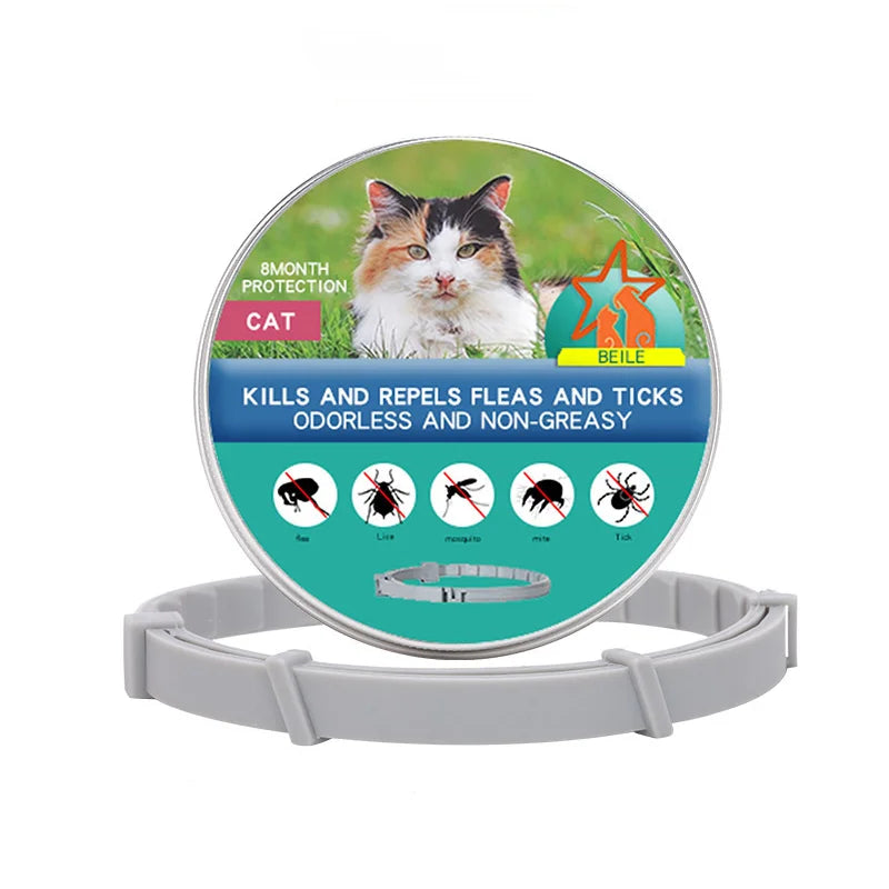 38/70CM Pet Anti Flea Ticks Antiparasitic Dog Cats Collar Protection Retractable Comfortable Breakaway Collars Kittens Large Dog