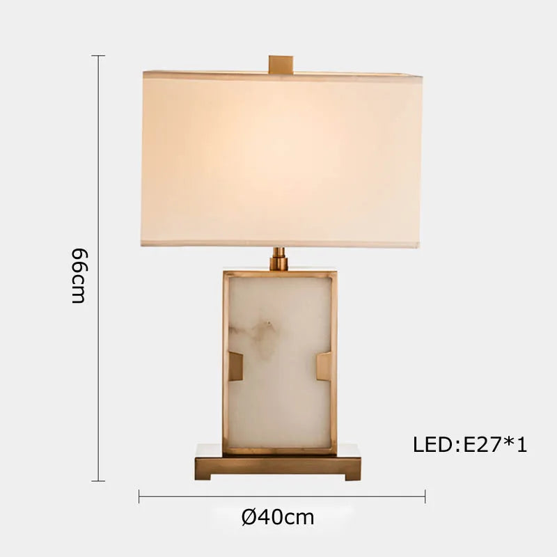 Rattan and Marble Ball Lamp