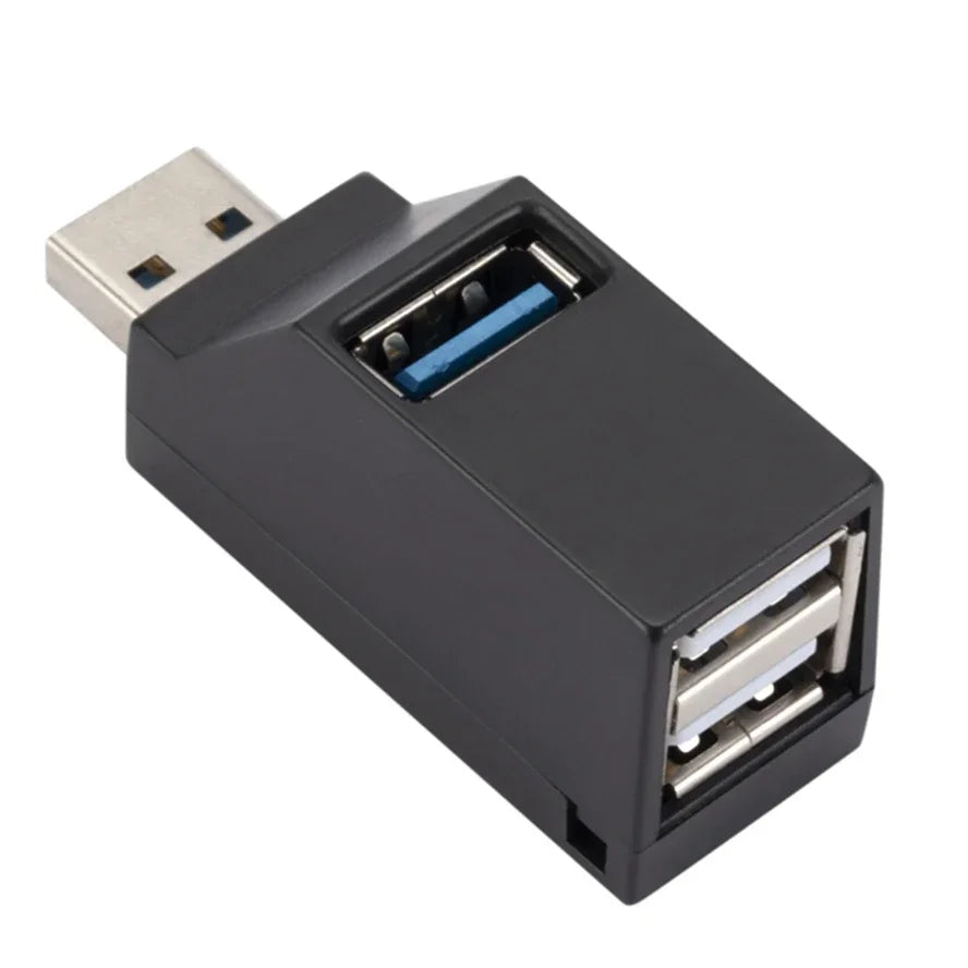 USB Multi port Hub USB 3.0 HUB Adapter Extender Mini Splitter Box 1 to 3 Ports High Speed USB 2.0 For PC Laptop Disk Card Reader