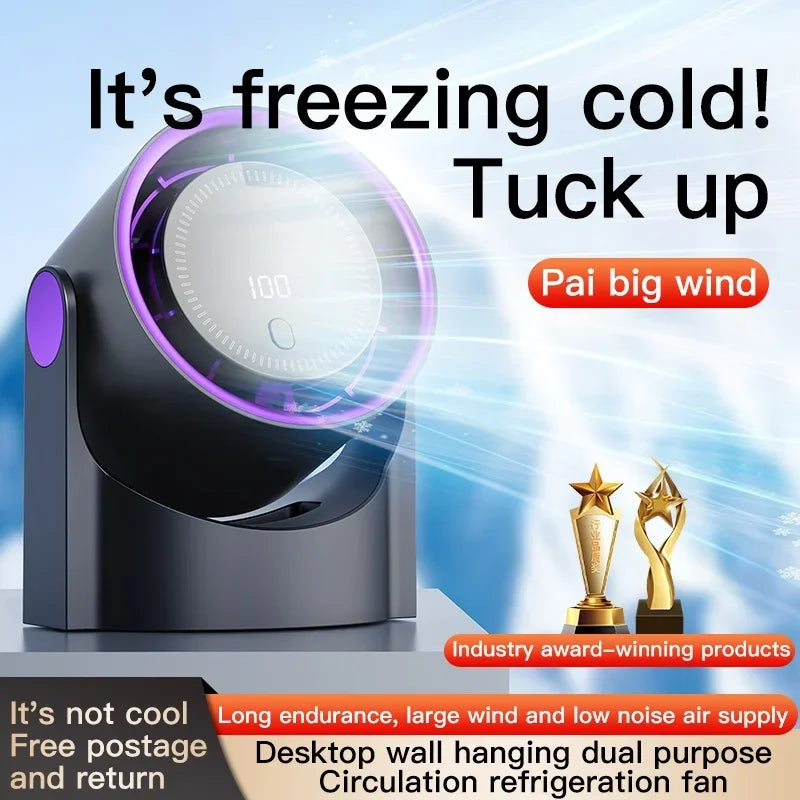Xiaomi Smart Electric Fan Usb Multifunction Bladeless Fan Desktop Silent Wall Mounted Ventilator Fan Home Office Indoor Camping