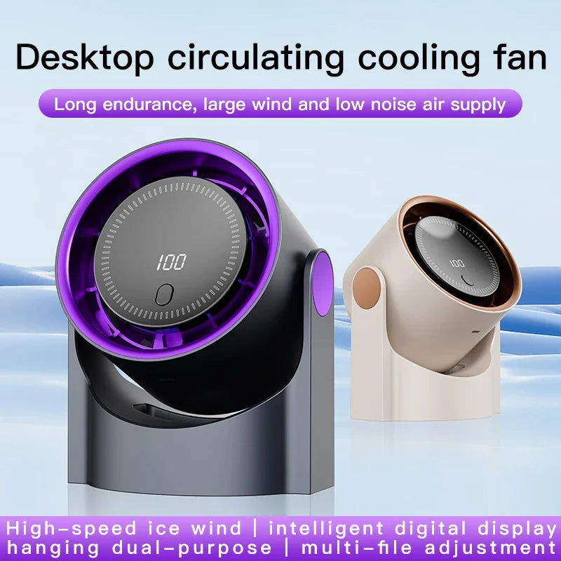 Xiaomi Smart Electric Fan Usb Multifunction Bladeless Fan Desktop Silent Wall Mounted Ventilator Fan Home Office Indoor Camping
