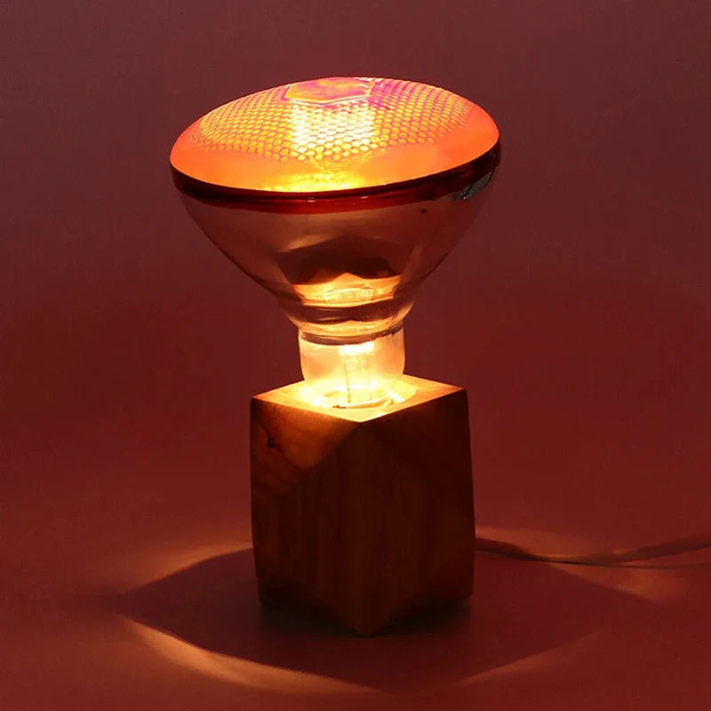 250W Poultry Infrared Heat Lamp Waterproof Anti-Explosion Thickened Light Bulbs For Piglet Chicken Duck Birds E27 Heating Lamp