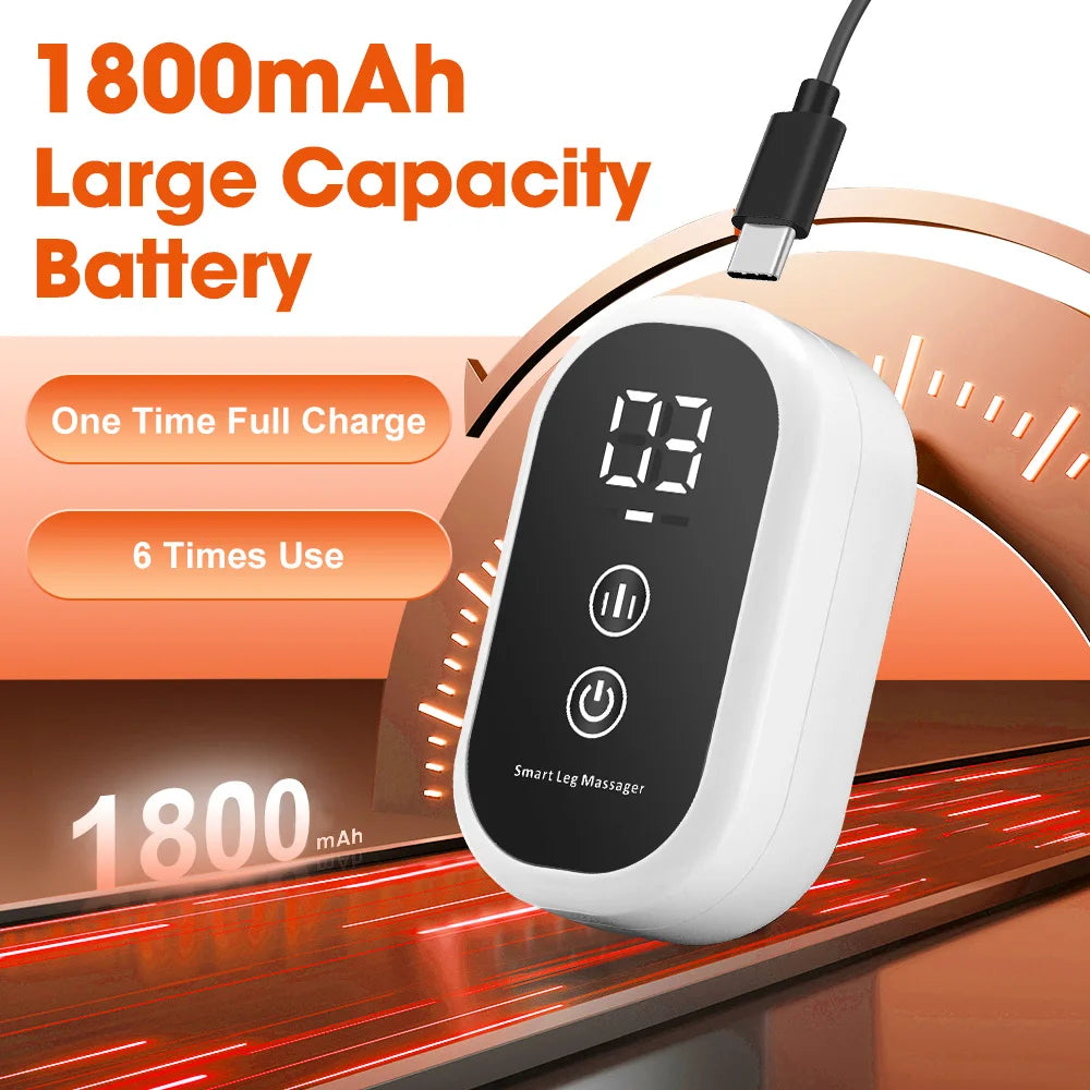 Air Pressure Calf Massager 3 Modes Electric Airbag Compression Leg Massager Calf Foot Massager Muscle Relax Blood Circulation