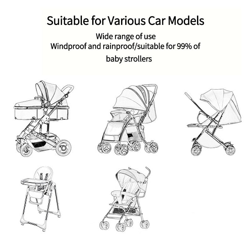 Universal Stroller Rain Shield