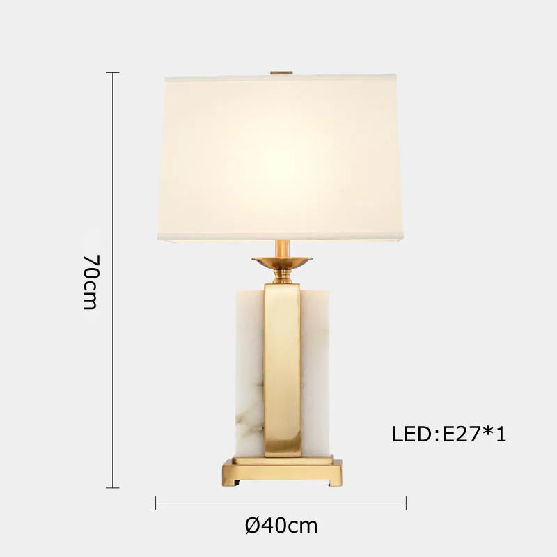 Rattan and Marble Ball Lamp