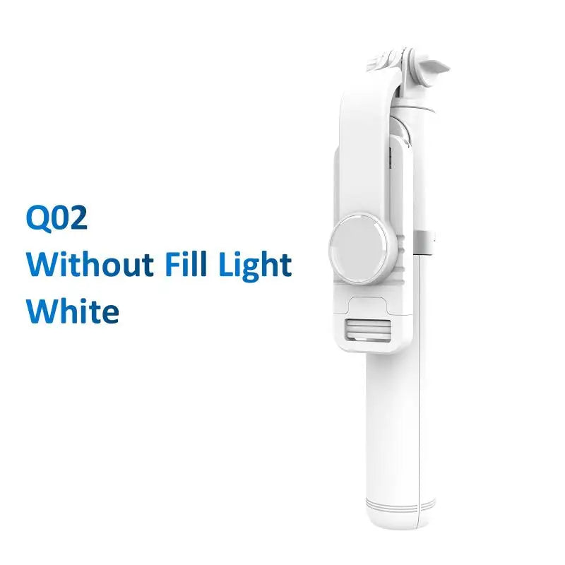 Phone Selfie Stick 1045mm with Wireless Bluetooth LED Fill Light Extended Tripod with Remote Shutter for Android IOS Cellphone