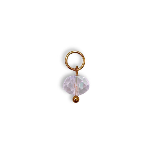 Gold Sparkle Bead Charm